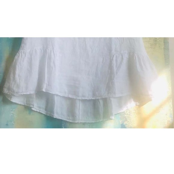 Francesca Bettini Linen Tropical Blouse NWT - Picture 3 of 4